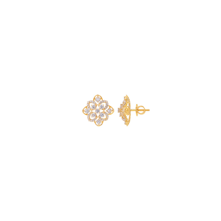 1.82Ct VVS/FG Diamond Earrings in 18K Gold