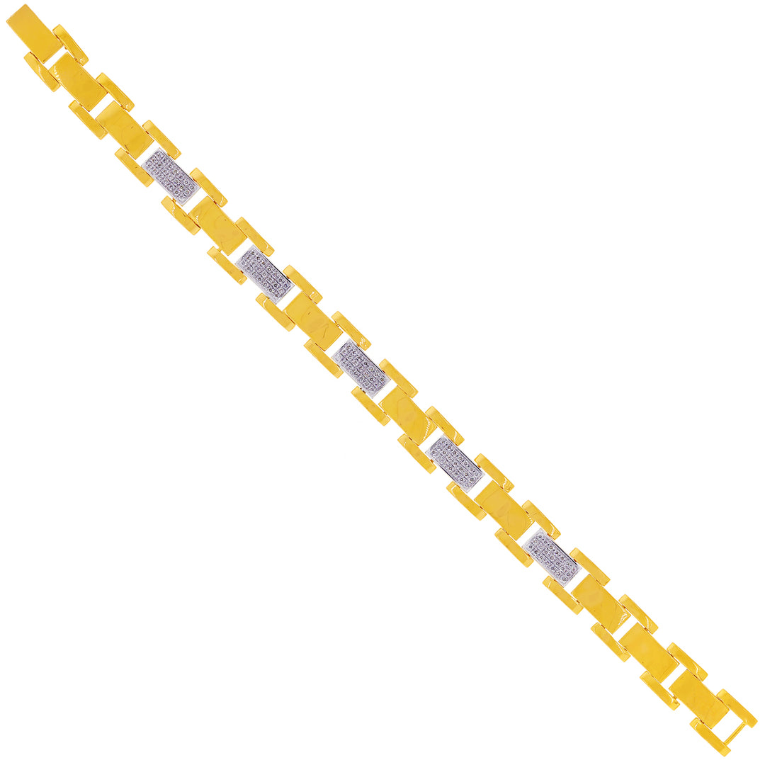 0.86Ct VVS/FG Diamond Bracelet in 18K Gold