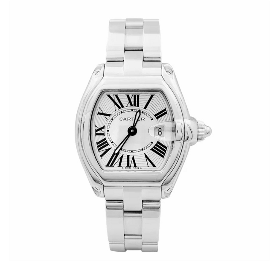 Cartier Ladies Roadster "Discontinued" Quartz Watch Stainless Steel