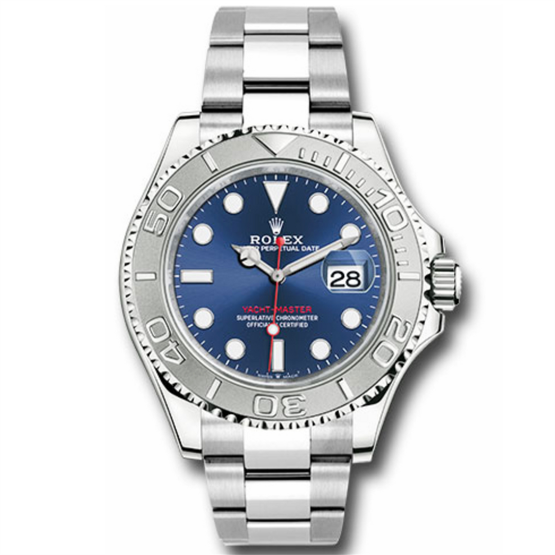 Yachtmaster 40 Blue Dial Steel and Platinum Oyster Bracelet Automatic Watch