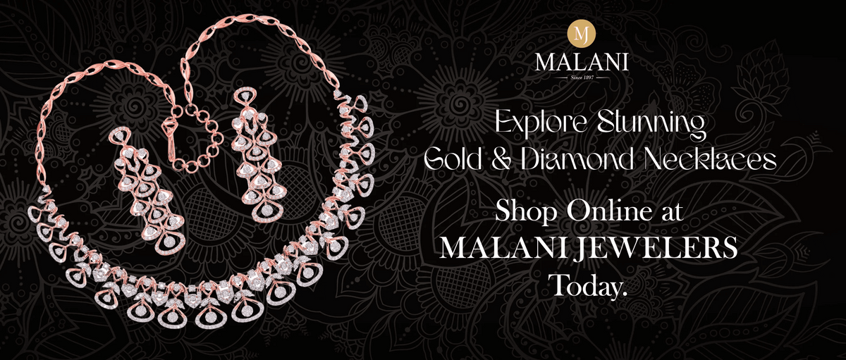 Shop Trendy Gold & Diamond Necklaces for Women