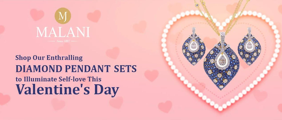 Take The Self love To The Optimal in Style with Our Diamond Pendant Sets This Valentines Day