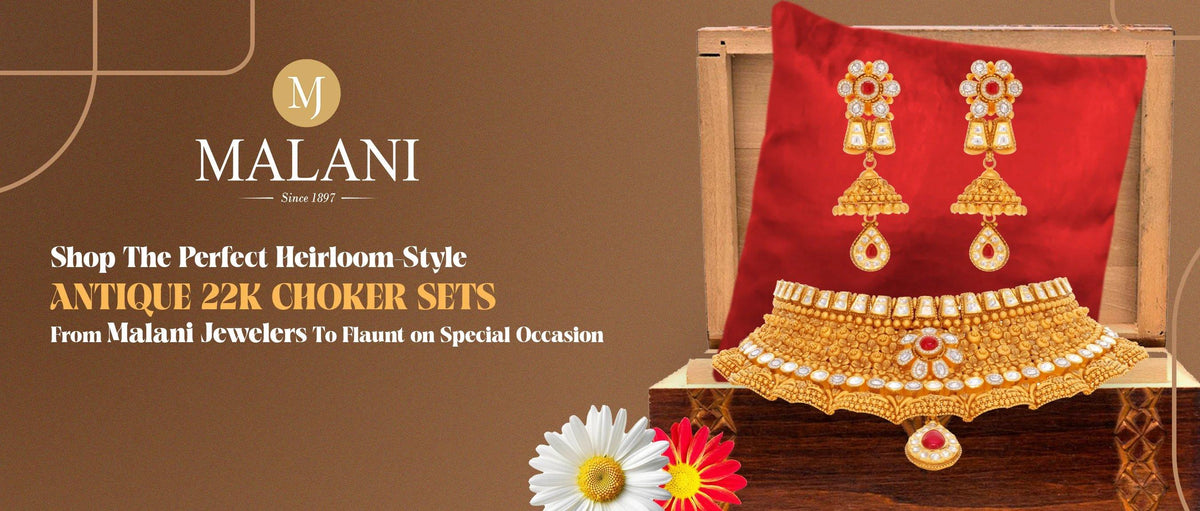 Adorned in Gold Rediscovering Heritage with Malani 22k Choker Set