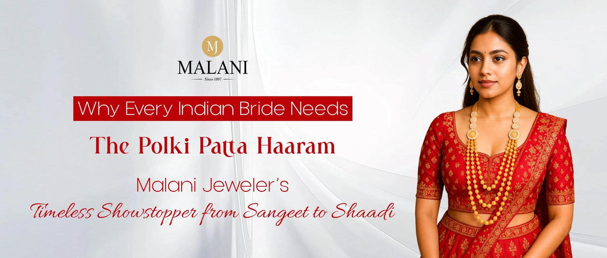 Why Every Indian Bride Needs the Polki Patta Haaram –Timeless Showstopper from Sangeet to Shaadi