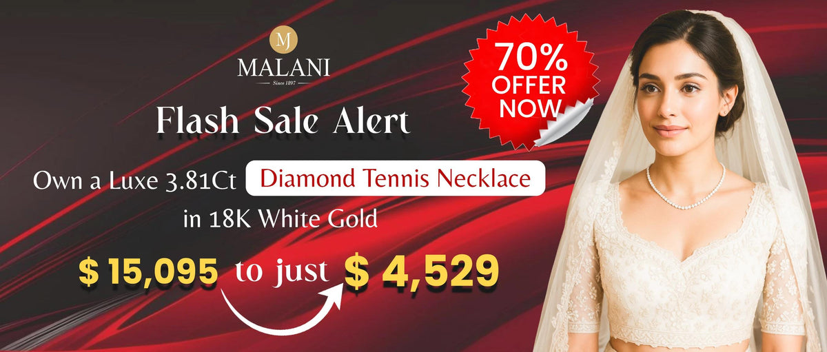 Flash Sale Alert Own a Luxe 3.81Ct Diamond Tennis Necklace in 18KWhite Gold – 70% OFF! Now