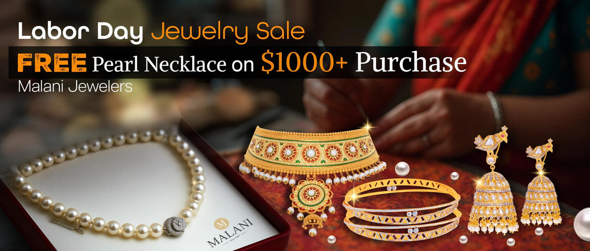 Celebrate Labor Day with Malani Jewelers- A Free Pearl Necklace Awaits