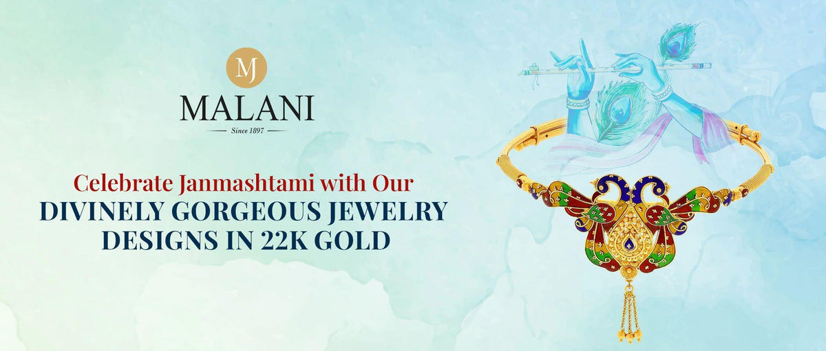 This Janmashtami Adorn the Divine Aura of Krishna with Our Magnificent 22k Gold Jewelry Collection