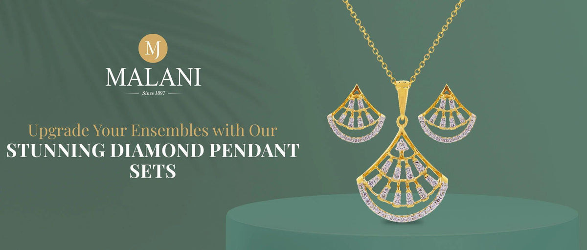 Transform Your Look with Our Gorgeous Diamond Pendant Sets