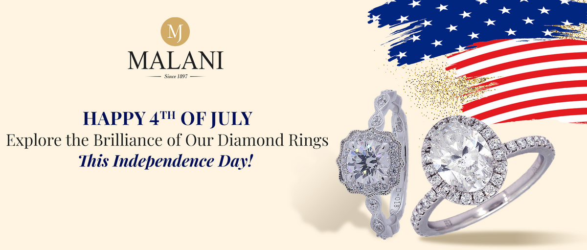 Happy Independence Day! Make 4th of July Celebrations Grand with Our Elegant Diamond Rings