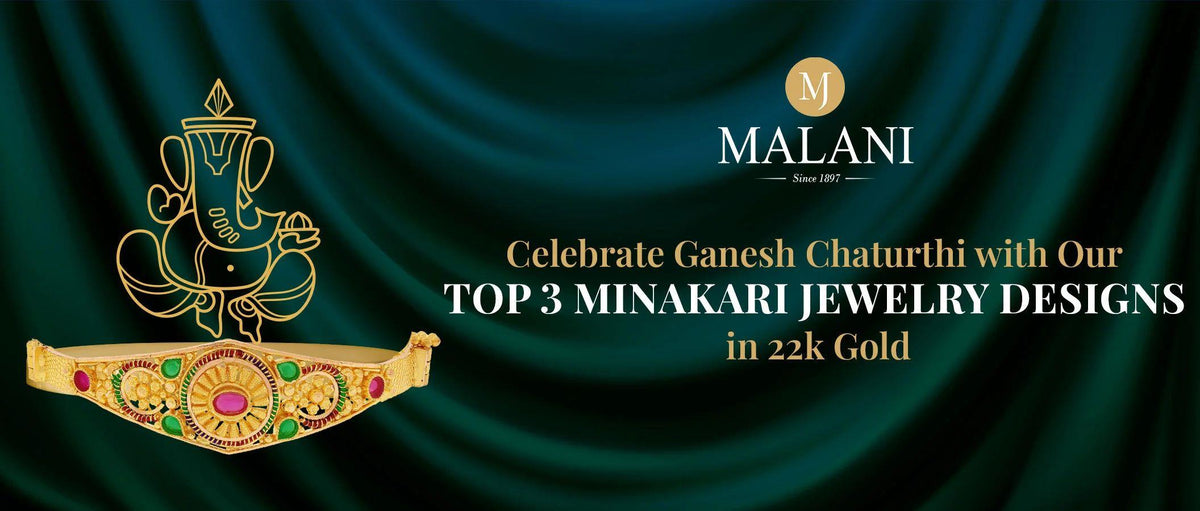 Celebrate The Auspiciousness of Ganesh Chaturthi with Our Top 3 Minakari Jewelry Designs