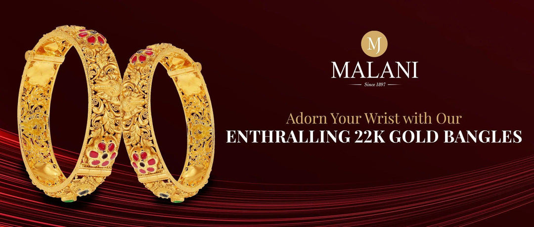 Enhance Your Aura with The Brilliance of Our 22k Gold Bangles