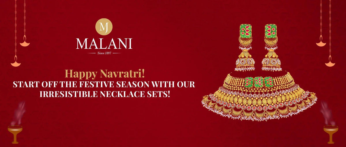 Glam Up Your Navratri Outfits With Our Must-Have Necklace Sets Collection