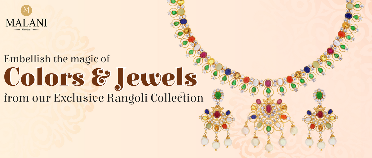 Unlock the Sparkle of Opulent Gold & Diamond Jewelry in Our RANGOLI Collection