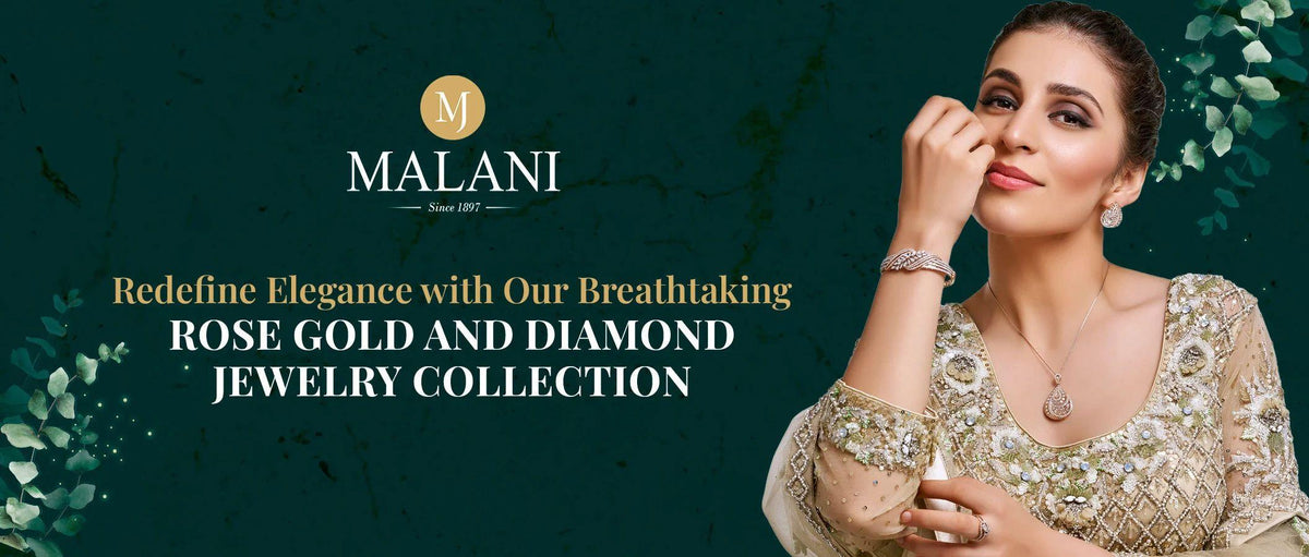 Let the Symphony of Our Glamorous Rose Gold & Diamond Jewelry Designs Sparkle Your Special Occasions