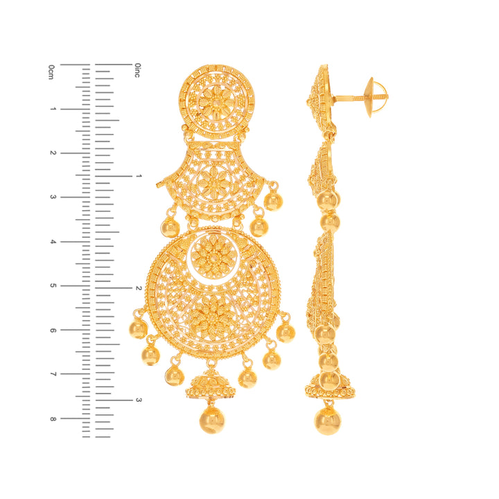 Delightful Patta Haaram in 22K Gold