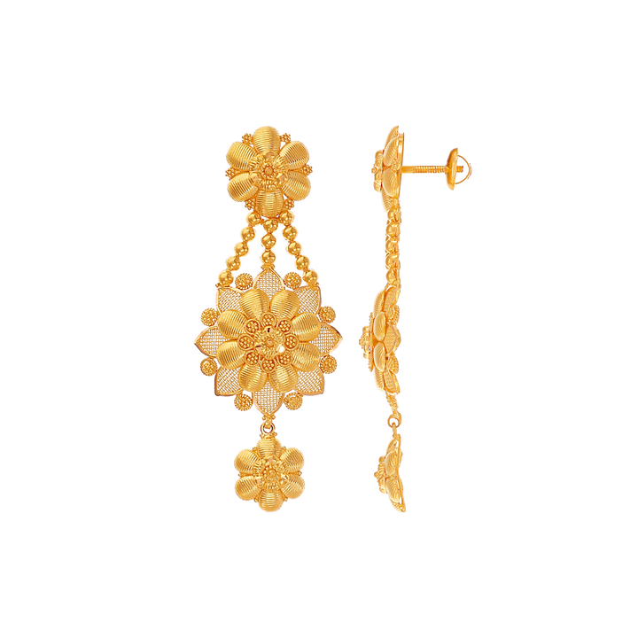 Opulent Necklace Set in 22K Gold