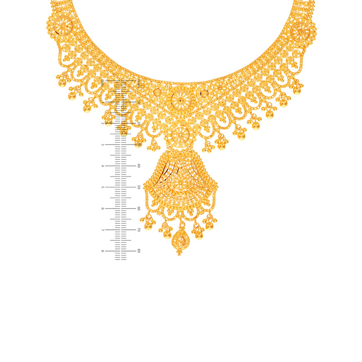 Gorgeous Necklace Set in 22K Gold