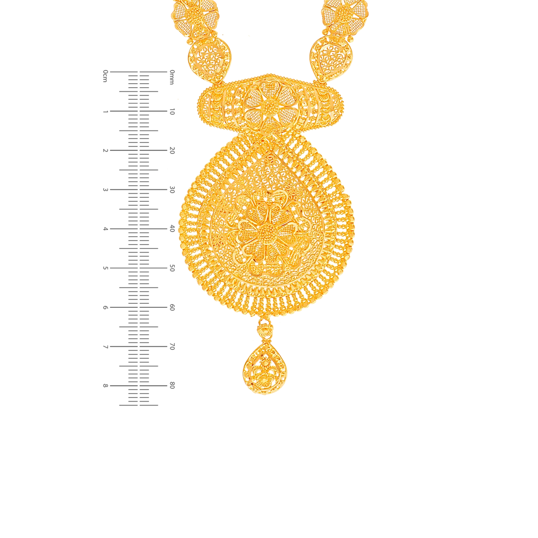 Delightful Patta Haaram in 22K Gold