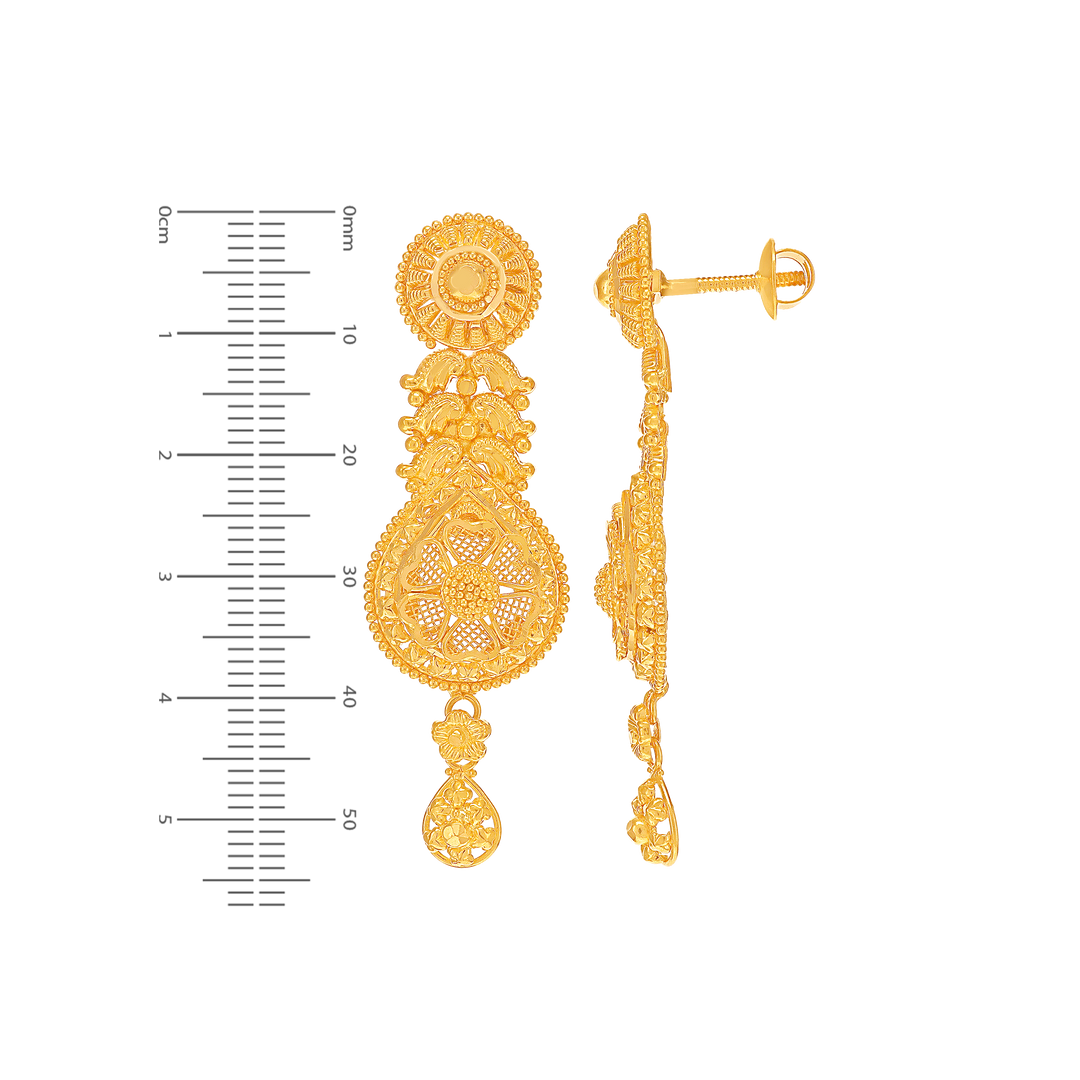 Delightful Patta Haaram in 22K Gold