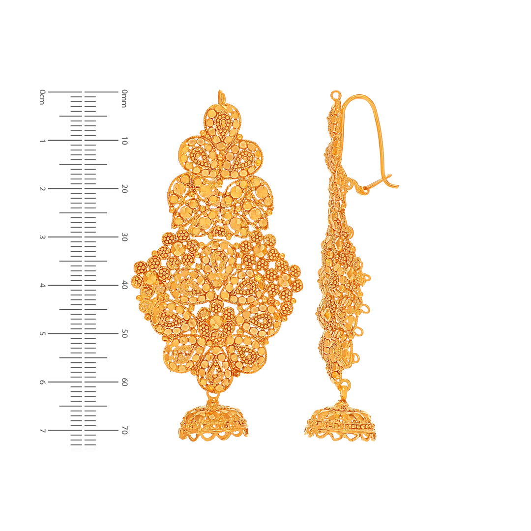 Artistic Choker Set in 21K Gold