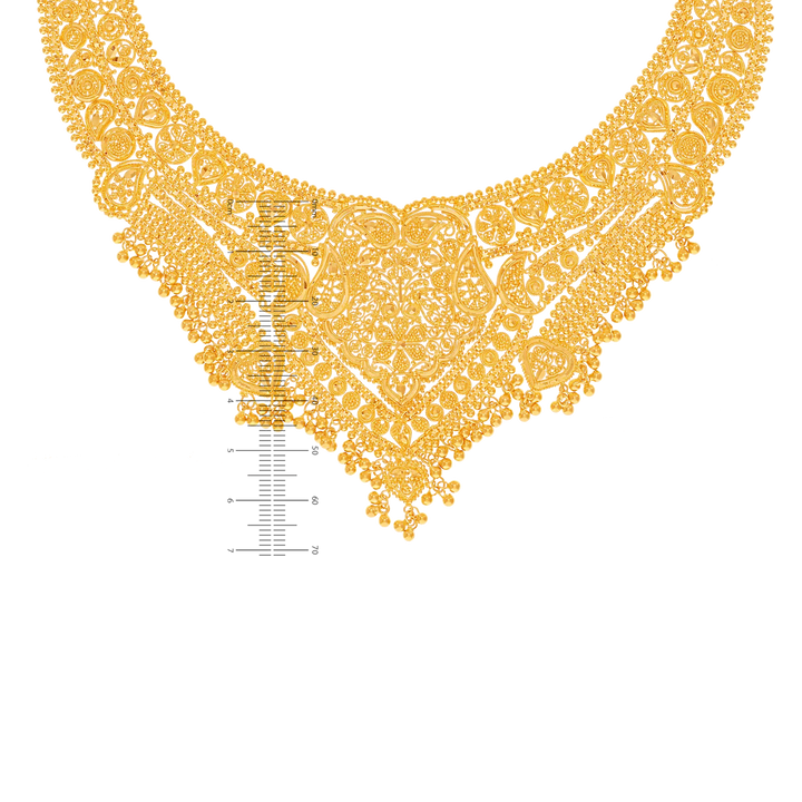 Fascinating Necklace Set in 22K Gold