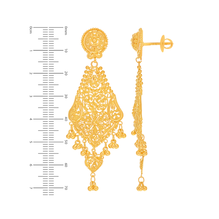 Fascinating Necklace Set in 22K Gold