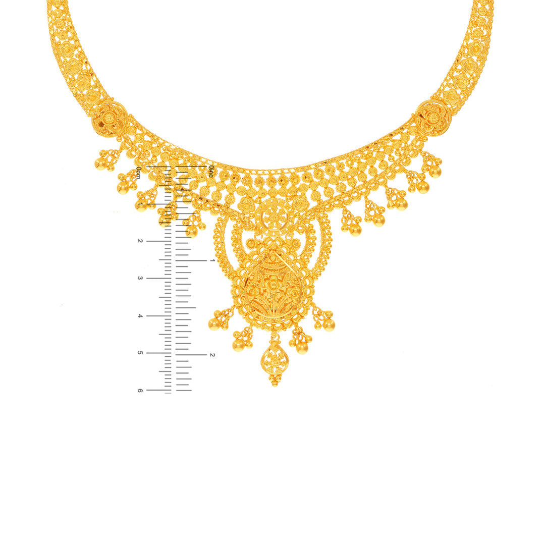 Enchanting Necklace Set in 22K Gold