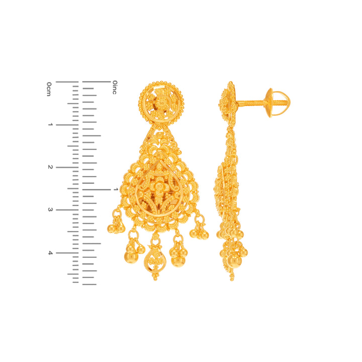 Enchanting Necklace Set in 22K Gold