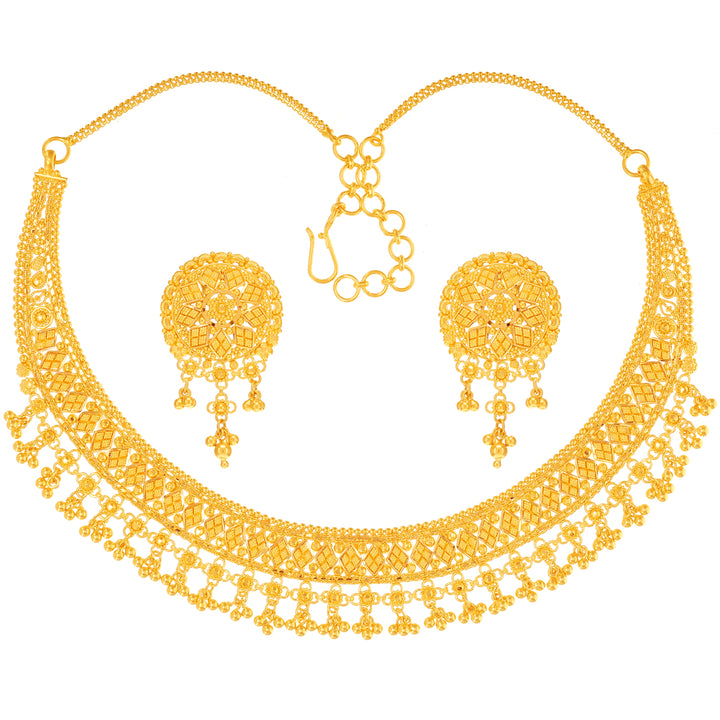 Endearing Necklace Set in 22K Gold