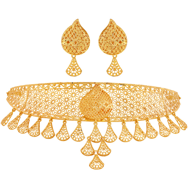 Ravishing Choker Set in 18K Gold
