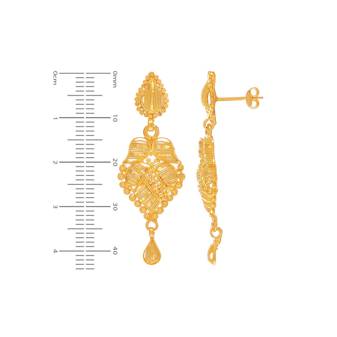 Fascinating Necklace Set in 22K Gold