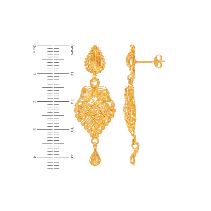 Fascinating Necklace Set in 22K Gold