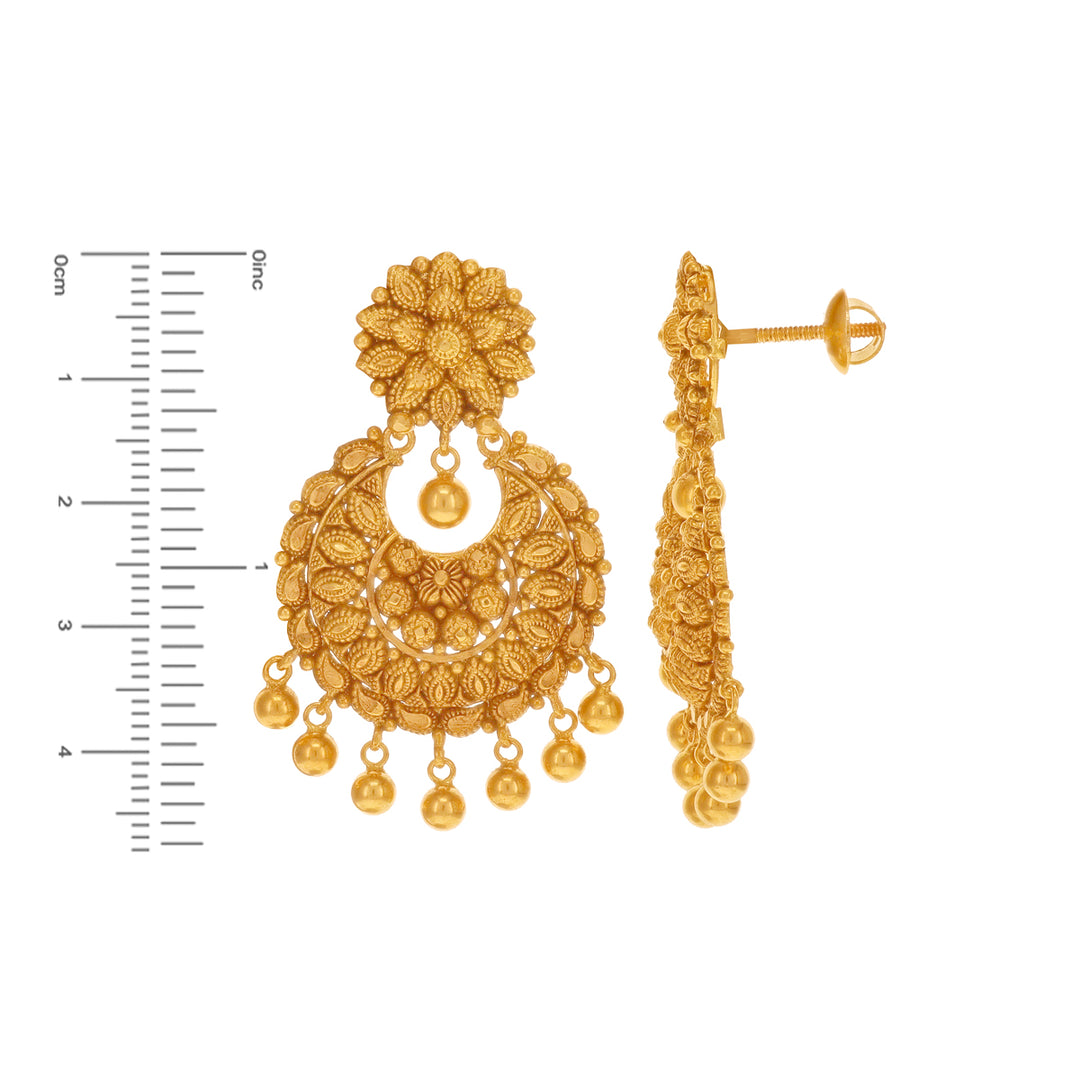 Precious Antique  Choker Set in 22K Gold