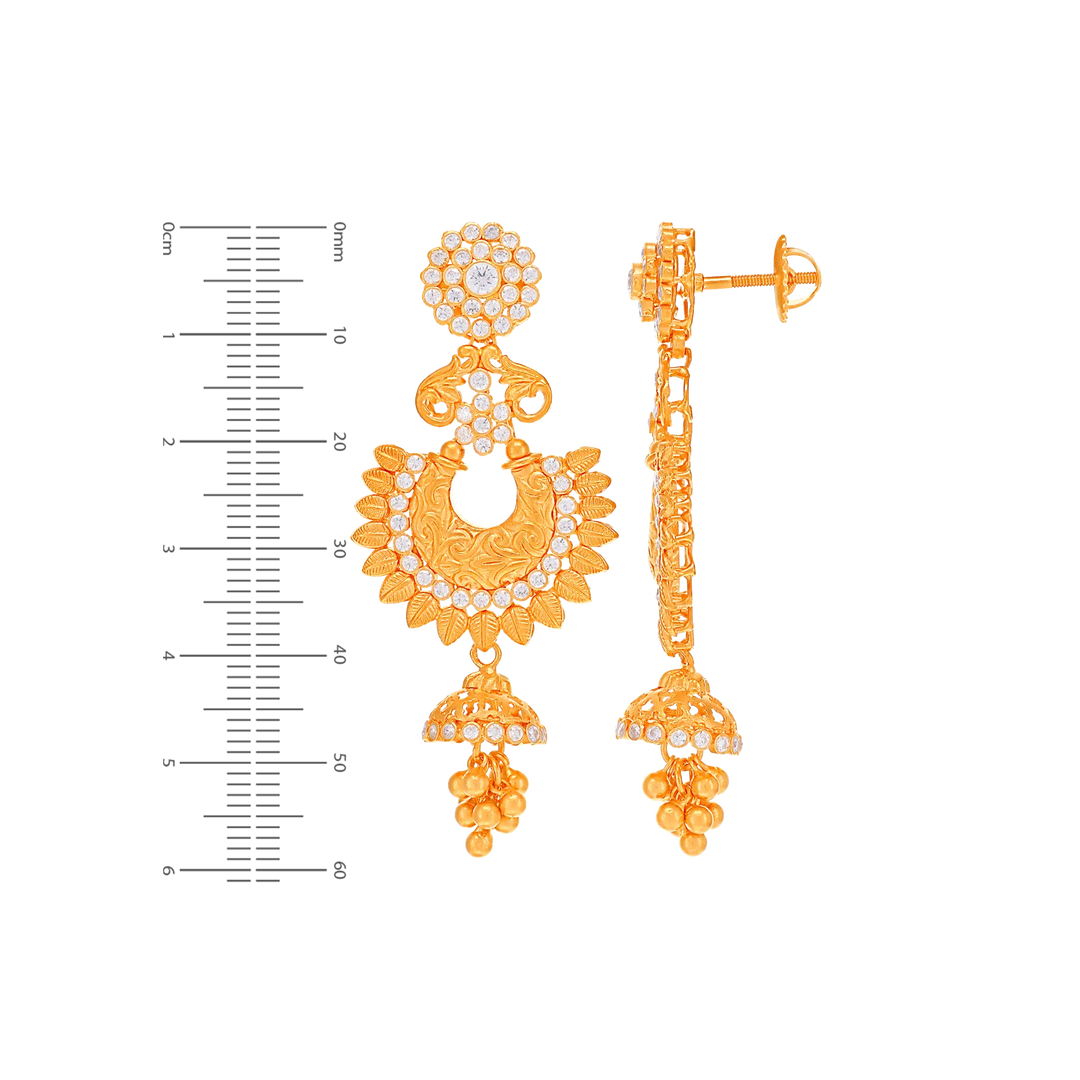 Delightful Antique Necklace Set With Gemstones in 22K Rose Gold