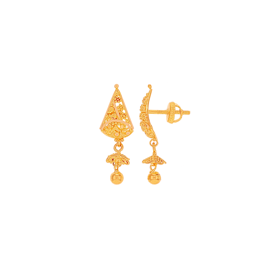 Endearing Pendant Set in 22K Gold