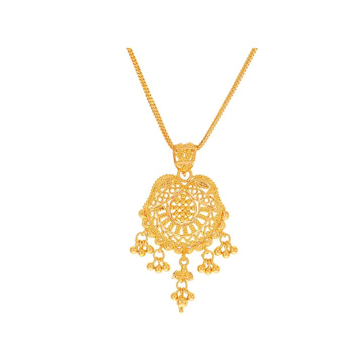 Enchanting Pendant Set in 22K Gold