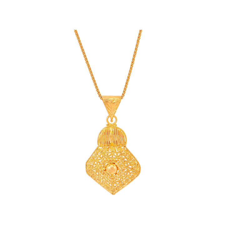 Enchanting Pendant Set in 22K Gold