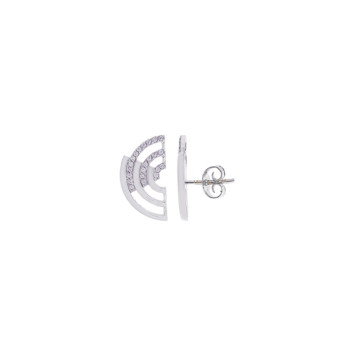 Mesmerizing Pendant Set With CZ in 18K White Gold