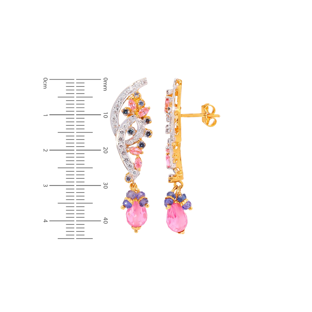 Beautiful Pendant Set With Gemstones in 22K Gold