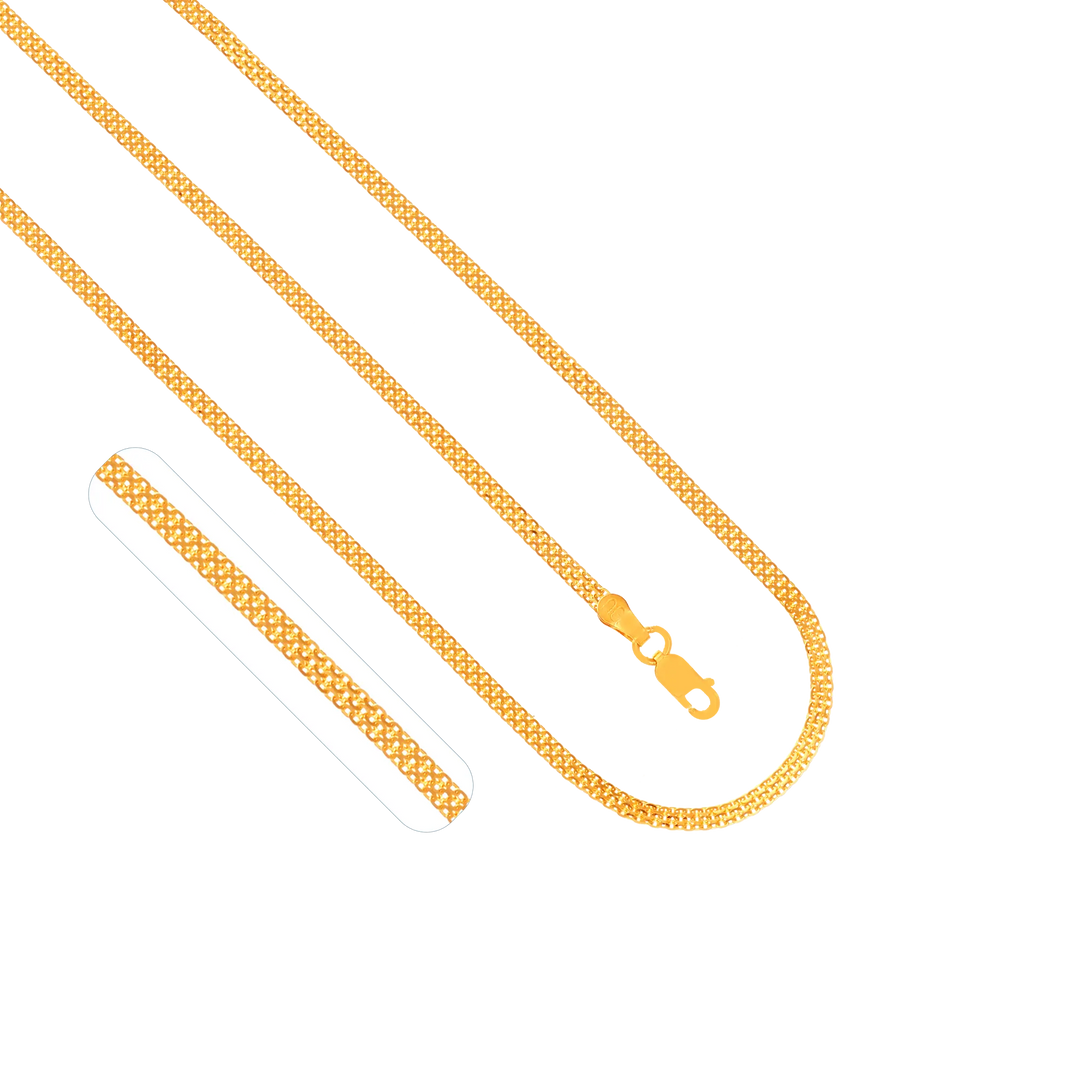 Flat 16" Chain in 22K Gold