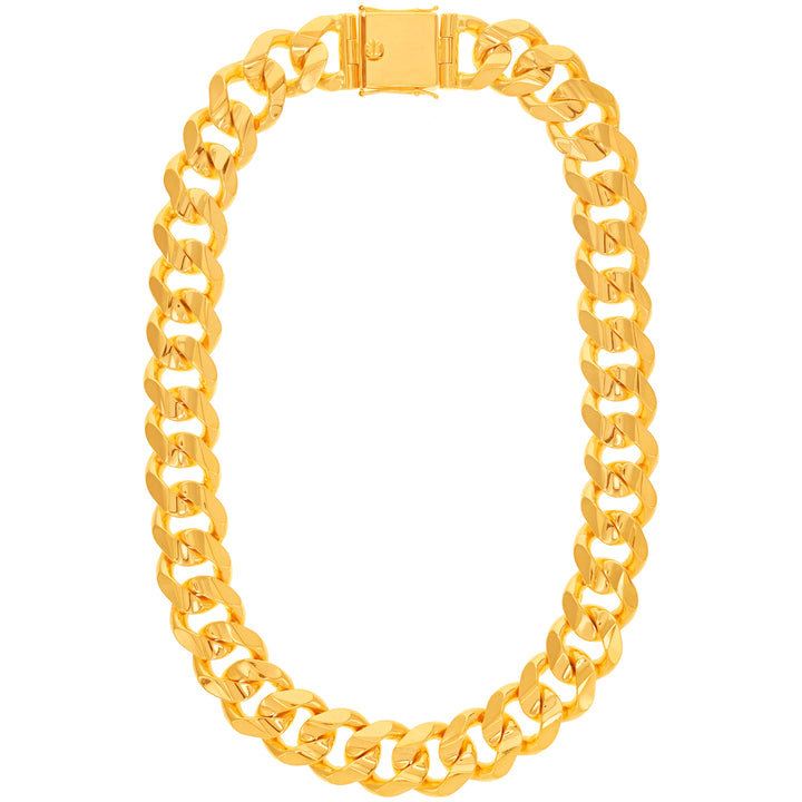 Cuban Link 24" Chain in 22K Gold