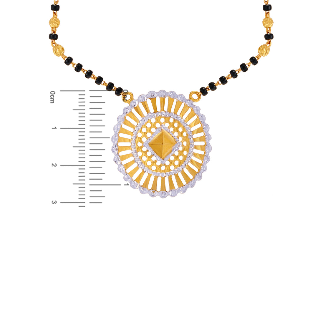 Opulent Two tone Mangalsutra in 22K Gold