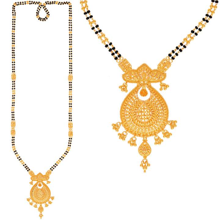 Artistic Mangalsutra in 22K Gold
