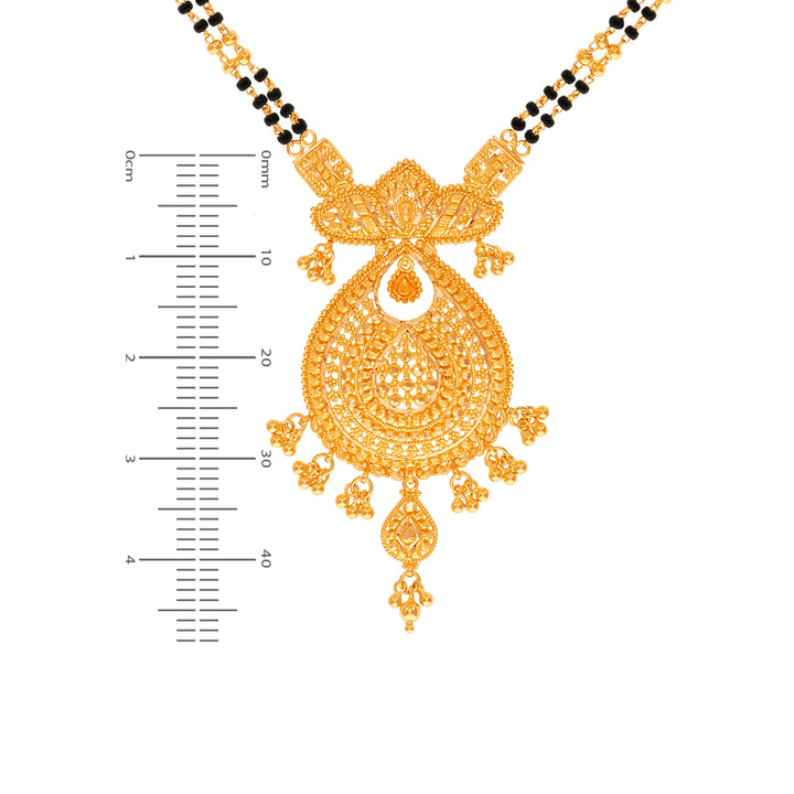 Artistic Mangalsutra in 22K Gold