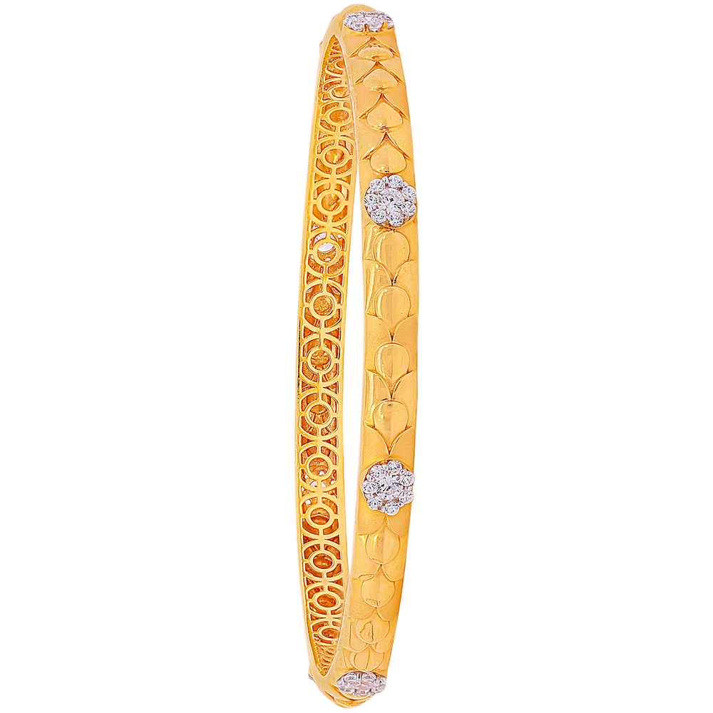 2.7 Size 2pcs Bangle in 22K Gold