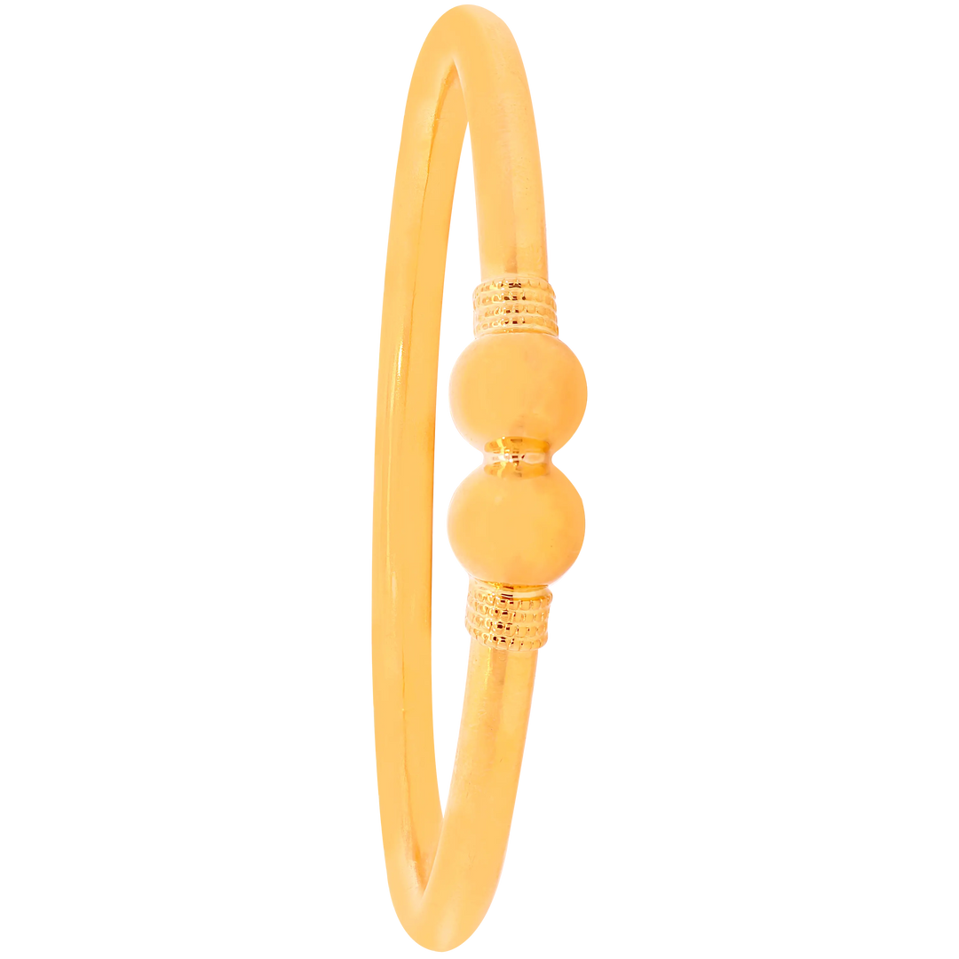 2.9 Size 2pcs Ball Bangle in 22K Gold