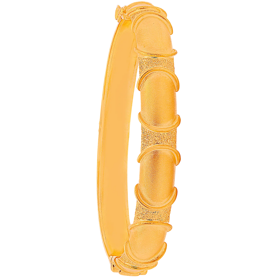 Gorgeous Openable Bangle Bracelet in 22K Gold