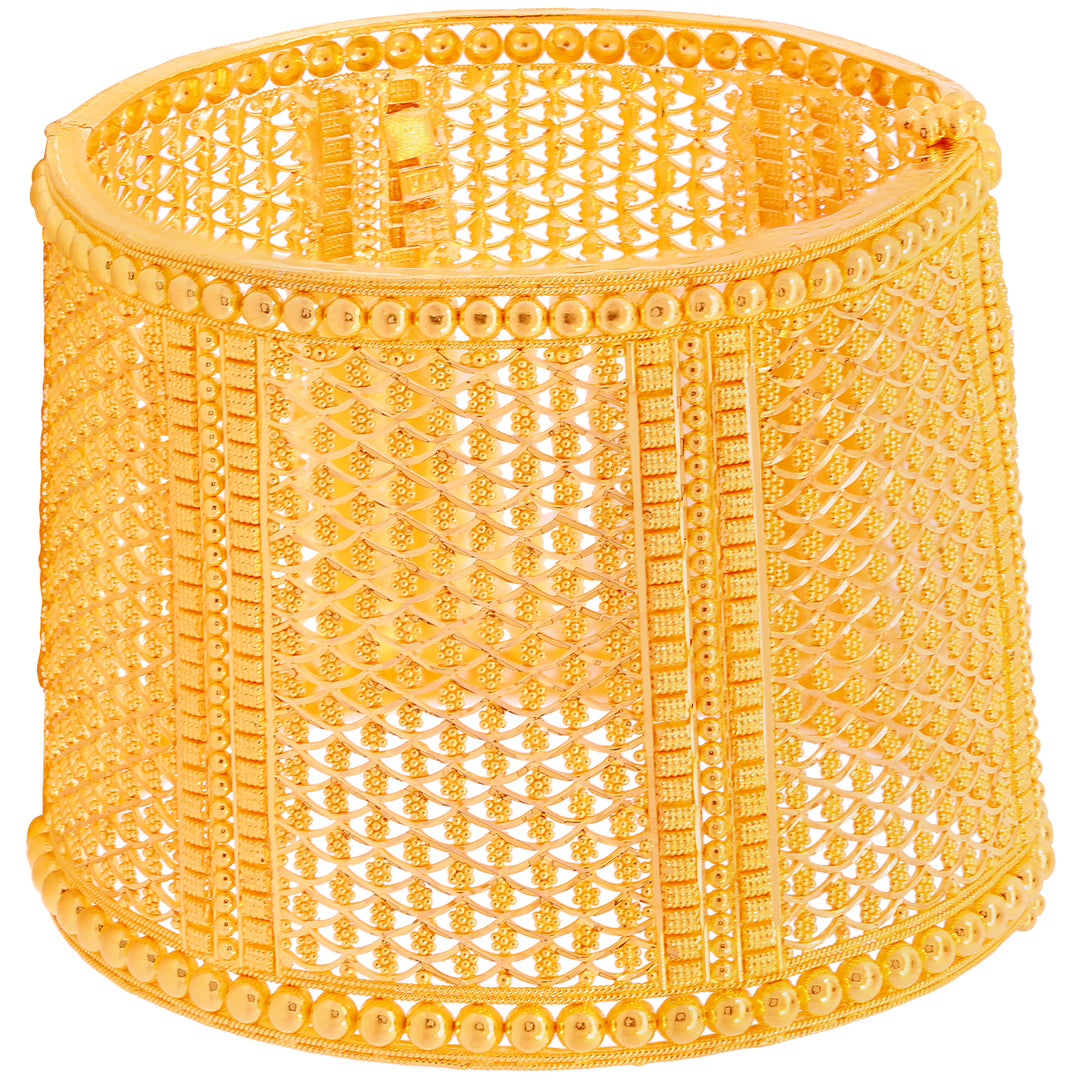 Intricate Openable Kara in 22K Gold