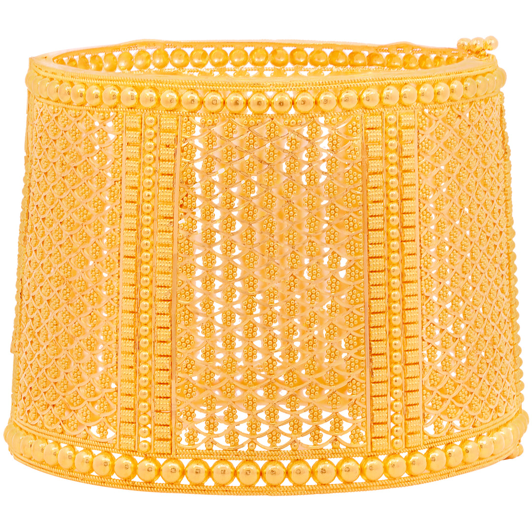 Intricate Openable Kara in 22K Gold