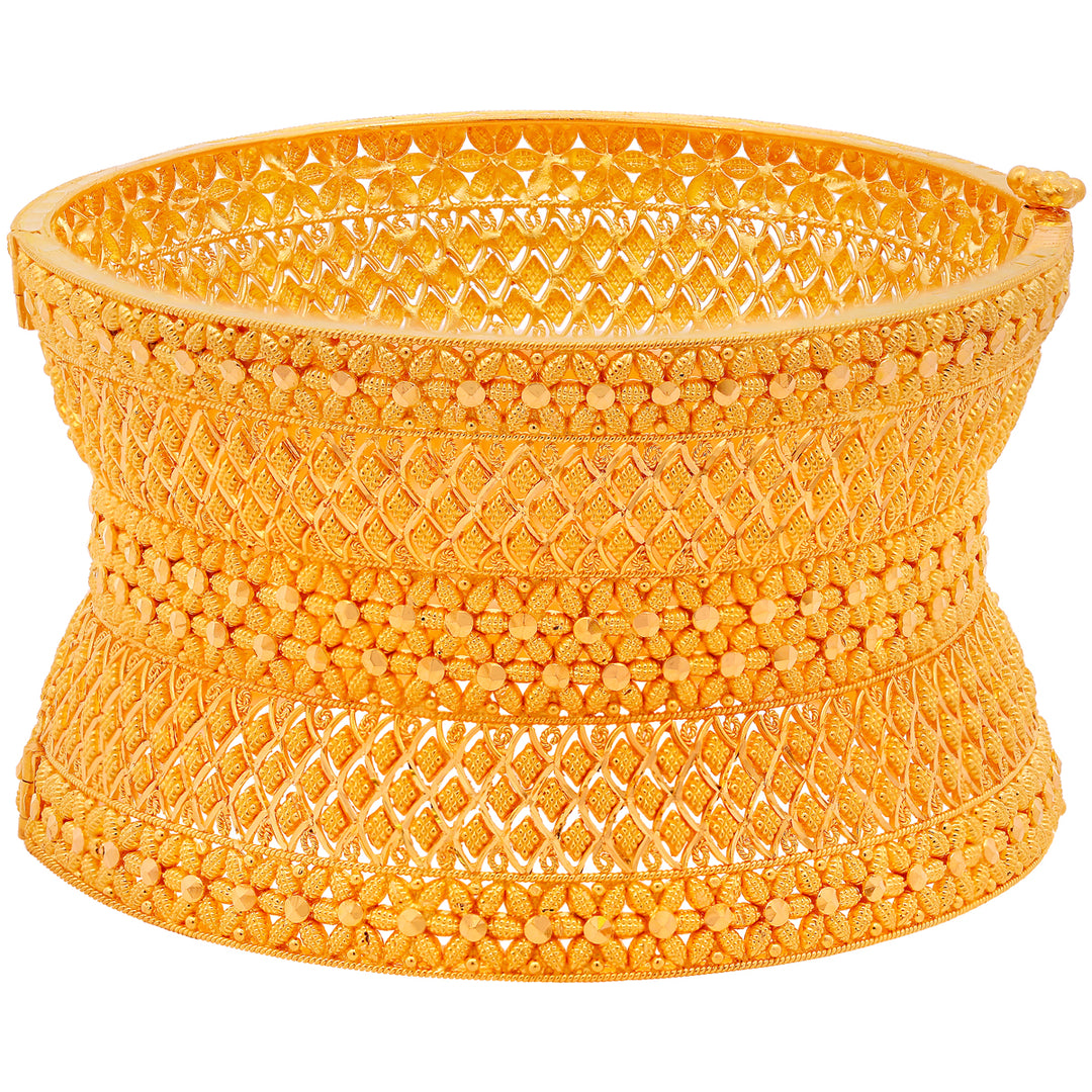 Lovely Openable Kara in 22K Gold